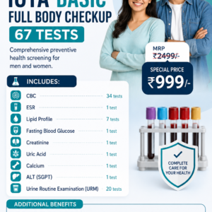 IOTA Basic Full Body Checkup – 67 Tests
